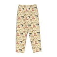thumbnail image 1 of Lsque Cartoon Shiba Inu Dog Print Women's Pajama Pants, Lounge Pant - Comfortable Home Wear,Elastic Waistband, Stylish Design-Large, 1 of 9
