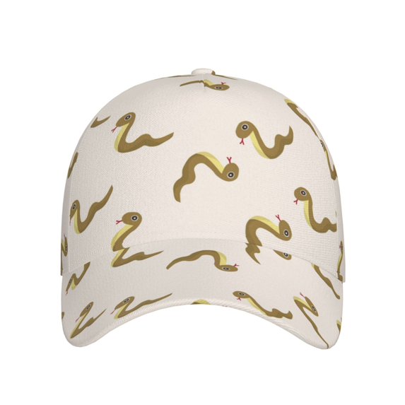 Lsque Cartoon Snake Baseball Cap Trucker Low Profile Hat Golf Dad Hat Adjustable Original Classic Unconstructed Plain Cap Men Women