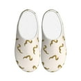 thumbnail image 1 of Lsque Cartoon Snake Pattern Womens Comfort Cotton on Scuff With Memory Foam and Anti-skid Sole Slipper-42/43, 1 of 7