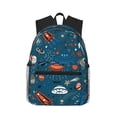 thumbnail image 1 of Lsque Cartoon Space1 Classic Casual Backpack - Large Capacity Water-Resistant Backpack for School, Work, Travel, and Outdoor Activities, 1 of 8