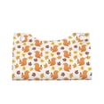 thumbnail image 1 of Lsque Cartoon Squirrel Printed Long Tissue Box Cover Holder, Facial Paper Organizer Dispenser,Triangle with Bottom Belt, PVC Leather Decorative Organizer, 1 of 9
