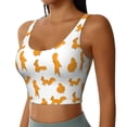 thumbnail image 1 of Lsque Cartoon Squirrel Printed Women'S Sports Bra, Compression, Moisture Wicking, High-Impact Sports Bra For Women,Supportive sports bra-XX-Large, 1 of 9