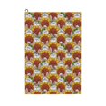 thumbnail image 1 of Lsque Cartoon Sunflowers Premium Golf Towel - Ultra Absorbent and Quick Drying Microfiber Towel with Carabiner - Gift for Men -24" X 16", 1 of 8