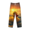 thumbnail image 1 of Lsque Cartoon Swimming Yellow Duck Print Men's Pajama Pants, Lounge Pant - Comfortable Home Wear,Elastic Waistband, Stylish Design-Medium, 1 of 9