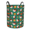 thumbnail image 1 of Lsque Cartoon Turkey pattern Laundry Hamper Basket, Tall Woven Rope Hamper Basket for Clothes, Lightweight Storage Basket, Collapsible Waterproof-Medium, 1 of 8