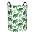 thumbnail image 1 of Lsque Cartoon Turtle pattern Laundry Hamper Basket, Tall Woven Rope Hamper Basket for Clothes, Lightweight Storage Basket, Collapsible Waterproof-Medium, 1 of 8