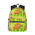 thumbnail image 1 of Lsque Cartoon Turtles 1 Classic Casual Backpack - Large Capacity Water-Resistant Backpack for School, Work, Travel, and Outdoor Activities, 1 of 8