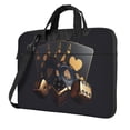 thumbnail image 1 of Lsque Casino Cards Poker Pattern Laptop Bag – Portable & Slim Single-Shoulder Computer Case with Adjustable Strap, Protective, Lightweight for 13”/14”/15.6” Laptops, 1 of 8