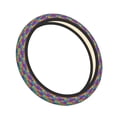thumbnail image 1 of Lsque Cassette Tapes Ultra Soft Car Steering Wheel Cover for Women, Standard 15 inch Size for Truck Van SUV Auto, 1 of 8