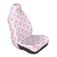 thumbnail image 1 of Lsque Checkerboard With Snowflake Pattern Car Seat Covers for Front Seats , Waterproof Seat Covers for Cars, Sporty Front Seat Covers,Car Seat Cover Protector Front Seats, 1 of 5