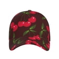 thumbnail image 1 of Lsque Cherry Baseball Cap Trucker Low Profile Hat Golf Dad Hat Adjustable Original Classic Unconstructed Plain Cap Men Women, 1 of 9