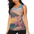 thumbnail image 1 of Lsque Cherry Blossoms Printed Workout Tank Tops for Women, Athletic Sports Tank Tops, Compression Sleeveless Dry Fit Shirts,Sleeveless Yoga Shirt-Small, 1 of 9