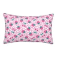 thumbnail image 1 of Lsque Cherry Strawberry Pattern Pillow Case – Soft & Cozy Throw Pillow Cover, Hypoallergenic Cushion Case for Sleeping Women with Envelope Closure-20"x30", 1 of 6