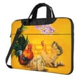 thumbnail image 1 of Lsque The Chicken Family Pattern Laptop Bag – Portable & Slim Single-Shoulder Computer Case with Adjustable Strap, Protective, Lightweight for 13”/14”/15.6” Laptops, 1 of 8