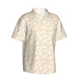 thumbnail image 1 of Lsque Chicken Leg pattern Hawaiian Shirt for Men, Unisex Summer Beach Casual Short Sleeve Button Down Shirts-Small, 1 of 9