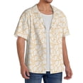 thumbnail image 1 of Lsque Chicken Leg print Men's Cuban Collar Short Sleeve Shirt Summer Beachwear Casual Button Down Fashionable Vacation Leisure Shirt-Small, 1 of 7
