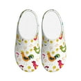 thumbnail image 1 of Lsque Chickens A Pattern Womens Comfort Cotton on Scuff With Memory Foam and Anti-skid Sole Slipper-42/43, 1 of 7