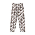 thumbnail image 1 of Lsque Chickens Peck Grain Print Men's Pajama Pants, Lounge Pant - Comfortable Home Wear,Elastic Waistband, Stylish Design-Medium, 1 of 9