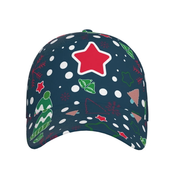 Lsque Christmas Baseball Cap Trucker Low Profile Hat Golf Dad Hat Adjustable Original Classic Unconstructed Plain Cap Men Women