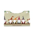 thumbnail image 1 of Lsque Christmas Card With Gnomes Printed Long Tissue Box Cover Holder, Facial Paper Organizer Dispenser,Triangle with Bottom Belt, PVC Leather Decorative Organizer, 1 of 9