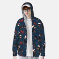 thumbnail image 1 of Lsque Christmas Dachshund UPF 50+ Lightweight Sun Protection Men's Women's Long Sleeve Shirt, Hoodie Performance -Small, 1 of 9