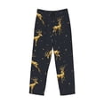 thumbnail image 1 of Lsque Christmas Deers Print Men's Pajama Pants, Lounge Pant - Comfortable Home Wear,Elastic Waistband, Stylish Design-X-Large, 1 of 9