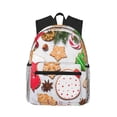 thumbnail image 1 of Lsque Christmas Gingerbread Cookies Classic Casual Backpack - Large Capacity Water-Resistant Backpack for School, Work, Travel, and Outdoor Activities, 1 of 8