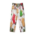 thumbnail image 1 of Lsque Christmas Gingerbread Cookies Print Men's Pajama Pants, Lounge Pant - Comfortable Home Wear,Elastic Waistband, Stylish Design-X-Large, 1 of 9