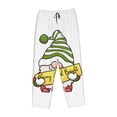 thumbnail image 1 of Lsque Christmas Gnomes Print Women's Pajama Pants, Lounge Pant - Comfortable Home Wear,Elastic Waistband, Stylish Design-Medium, 1 of 9