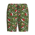 thumbnail image 1 of Lsque Christmas Hat sock Mens Sleep Pajama Shorts,Short Pajama Pants, Cotton Ultra-Soft Knit-3X-Large, 1 of 9