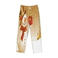 thumbnail image 1 of Lsque Christmas Snowman Gift Print Men's Pajama Pants, Lounge Pant - Comfortable Home Wear,Elastic Waistband, Stylish Design-XX-Large, 1 of 9