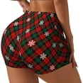 thumbnail image 1 of Lsque Christmas With Character Pattern High Waisted Biker Shorts for Women-Tummy Control Fitness Athletic Workout Running Yoga Gym Shorts,Moisture-Wicking-X-Large, 1 of 9