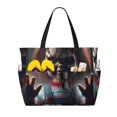 thumbnail image 1 of Lsque Chucky Beach Travel Bag - Water-Resistant, Large Capacity Lightweight Tote with 7 Pockets for Women and Men - Perfect for Beach, Pool, Gym, and Travel, 1 of 6