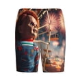 thumbnail image 1 of Lsque Chucky Mens Sleep Pajama Shorts,Short Pajama Pants, Cotton Ultra-Soft Knit-4X-Large, 1 of 1