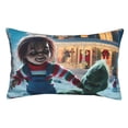 thumbnail image 1 of Lsque Chucky Pattern Bedding Waterproof Pillow Protector Zippered Queen – Bed Bug Proof Pillow Encasement-14"x20", 1 of 6