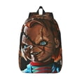 thumbnail image 1 of Lsque Chucky Pattern Canvas Daypack, Durable Backpack, High-quality Versatile Backpack,Vintage Compact Backpack-Medium, 1 of 6