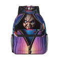 thumbnail image 1 of Lsque Chucky Pattern Comfortable Student Backpack - Ergonomic Design, Durable, Water-Resistant, Multi-Compartment,Travel, and Outdoor Activities, 1 of 1