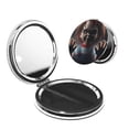 thumbnail image 1 of Lsque Chucky Pattern Cosmetic Mirror 2.6 Inch Round Handheld Travel Pocket Makeup Mirror, 1 of 8