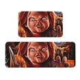 thumbnail image 1 of Lsque Chucky Pattern Kitchen Mats, 2PCS Kitchen Rugs, Cushioned Anti Fatigue Kitchen Mats for Floor, Non-Slip Standing Desk Mat, Waterproof Kitchen Rug Set, 1 of 6