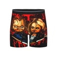 thumbnail image 1 of Lsque Chucky Pattern Men's Performance Stretch Underwear, Athletic Long Leg Briefs，Moisture-Wicking-Medium, 1 of 6