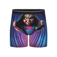 thumbnail image 1 of Lsque Chucky Pattern Men's Performance Stretch Underwear, Athletic Long Leg Briefs，Moisture-Wicking-XX-Large, 1 of 6