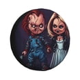 thumbnail image 1 of Lsque Chucky Pattern Tire Covers - Tough Tire Wheel Protector for Truck, SUV, Trailer, Camper, RV - 17 inch, 1 of 7