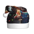 thumbnail image 1 of Lsque Chucky Print Santa Hat Christmas Hat Funny Christmas Hat Christmas Knitted Beanie Hat For Men Women Adult, 1 of 7