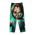 thumbnail image 1 of Lsque Chucky Print Women's Pajama Pants, Lounge Pant - Comfortable Home Wear,Elastic Waistband, Stylish Design-Medium, 1 of 9