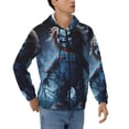 thumbnail image 1 of Lsque Chucky for Mens Full-zip Hoodie, Zip-up Pullover Hooded Sweatshirt, Kangaroo Pocket Hoodie Ideal for Daily Wear, Travel, and Home-3X-Large, 1 of 8
