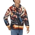 thumbnail image 1 of Lsque Chucky for Mens Full-zip Hoodie, Zip-up Pullover Hooded Sweatshirt, Kangaroo Pocket Hoodie Ideal for Daily Wear, Travel, and Home-Medium, 1 of 8