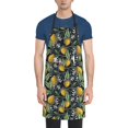 Lsque Citrus Fruits Elegant Lemons Waterproof Apron Chef Aprons for Men