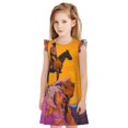 Lsque Cliff Western Cowboy Printed Girls' Nightgown, Soft & Cute