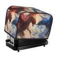 thumbnail image 1 of Lsque Cloud Red And Blue Dragon Print 2 Slice Toaster Cover , Kitchen Appliance Dustproof Protector , Toaster Protector Dustproof Kitchen Appliance Cover, 1 of 7