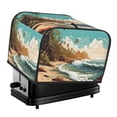 thumbnail image 1 of Lsque Coastal Palm Beach Print 4 Slice Toaster Cover , Kitchen Appliance Dustproof Protector , Toaster Protector Dustproof Kitchen Appliance Cover, 1 of 7